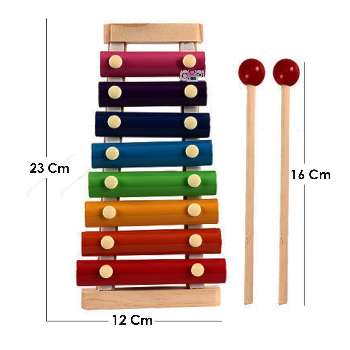 Miniatura 2 de Xilófono de madera Para Niños Juguete